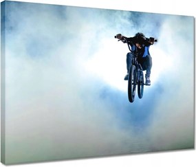 Vászonkép 40x30 Bmx Jumping Kerékpár