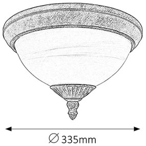 Rabalux 8377 - Kültéri lámpa MADRID 2xE27/40W/230V