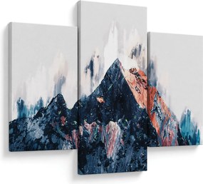 Kép - Absztrakt hegy (90x60 cm)