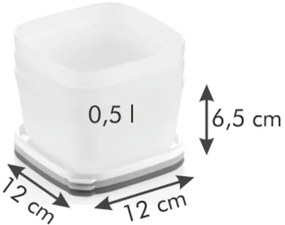 Tescoma PURITY tárolódoboz a fagyasztóba 0,5 l