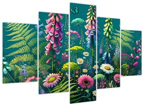 Kép - Mezei virágok (150x105 cm)