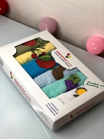 Konyhai törülköző Gyümölcs szett 6 db