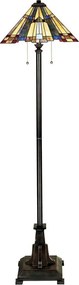 Quoizel INGLENOOK QZ-INGLENOOK-FL Tiffany Állólámpa 2x60W/E27