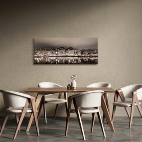 Egy város képe a félhomályban (120x50 cm)