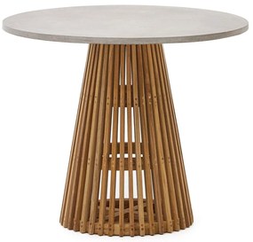 Kerek kerti étkezőasztal ø 90 cm Alcaufar – Kave Home