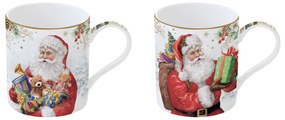 Santa is coming karácsonyi porcelán bögre szett díszdobozban