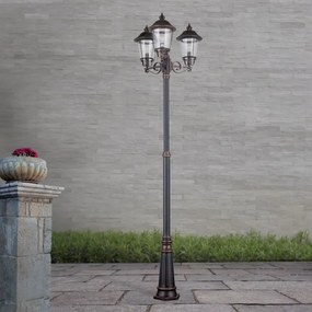 Orion - Kültéri lámpa KENZO 3xE27/100W/230V IP44 bronz/patinás