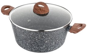 Florina Master MG edény fedővel , 28 cm, 6,1 l, szürke, 28 cm átmérőjű