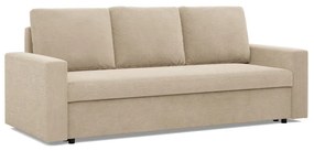 Zeus kanapéágy, kordbársony, hab töltet, egyenes kartámasz, bézs