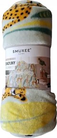 Takaró Smukee poliészter 130 cm x 170 cm réz, zöld, sárga