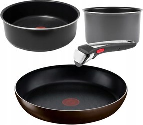 Serpenyő Szett 2 Db Edény 28/24/16 CM Levehető Gáztartó