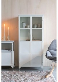 Fehér fém tálalószekrény 35x150 cm Miya – White Label