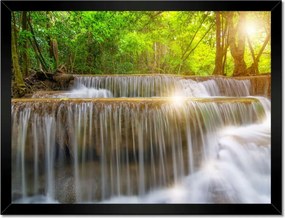 Poszterek keretben 40x30 Ázsiai tájkép Vízesés