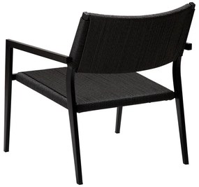 Fekete fotel nádfonattal Loop – DAN-FORM Denmark