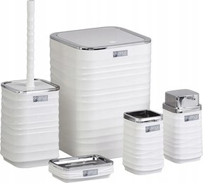 Okyanus Fürdőszoba Szett 5 Részes Fehér Opa