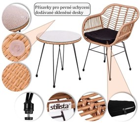 STILISTA Kerti rattan bútor készlet