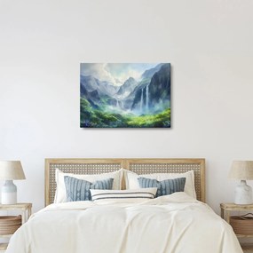 Kép - Vízesések völgye (70x50 cm)