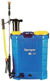 2 az 1-ben akkus permetező KF-16C-47 16 literes kapacitással, 5 különböző fejjel