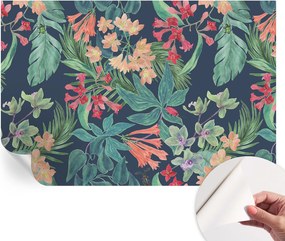 Öntapadós fali fotótapéta Hálószobába Trópusi virágok 104x70 cm