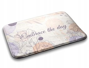 Fürdőszobaszőnyeg Line Art Virágos 75x45