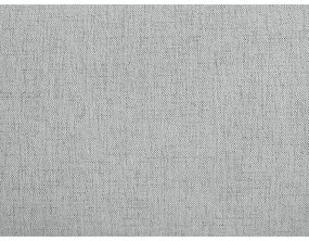 Világosszürke kárpitozott ágyneműtartós-ágytámla nélkül franciaágy ágyráccsal 180x200 cm Inera – Bobochic Paris