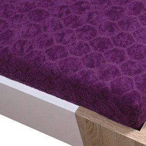 Homa jacquard new gumis lepedő lila