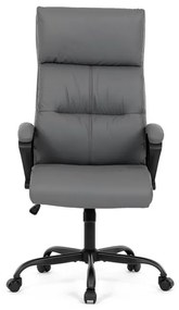Irodai szék hintamechanikával, szürke műbőr kárpittal. KA-Y346 GREY