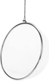 Függő fotel, átlátszó/ezüst/szürke, BUBBLE NEW TYP 1