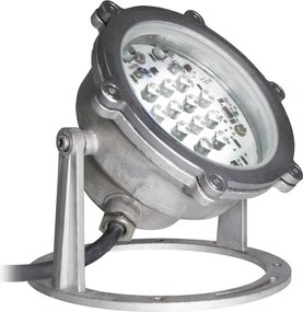 NOVOLUX 382A-L0316D-30 GAMBLE Kültéri Reflektor Fehér, Ezüst LED IP68