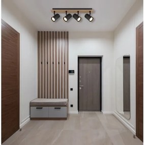 Globo 57905-4 - Spotlámpa LINCA 4xGU10/35W/230V