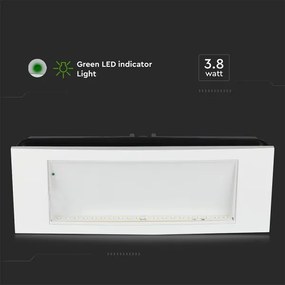 LED Vészvilágítás EMERGENCY EXIT LED/3,8W/230V 6000K