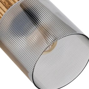 Brilagi - HYGGE spotlámpa 4xE14/15W/230V kaucsukfa/füstszínű