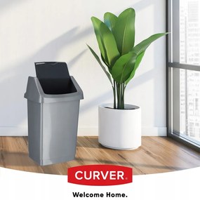 Click-it szürke szemetes, 25 l - Curver