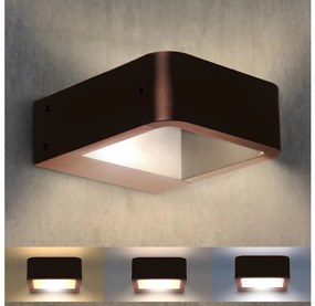 Brilagi - LED kültéri lámpatest BARI LED/7W/230V 3000/4000/6000K barna IP54