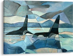 Kép - Orcas (70x50 cm)