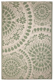 Mandala mintás kétoldalú kültéri szőnyeg, 182 x 121 cm