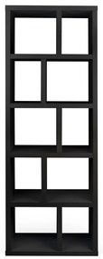 Fekete könyvespolc 70x198 cm Berlin – TemaHome