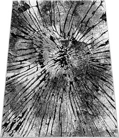 Szőnyeg 160x220 Modern Szürke Hálószoba Nappali Vastag Kiváló Minőségű