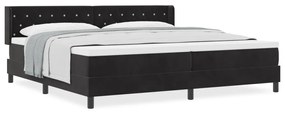 Boxspring Ágy Matrac Káprázatos Fekete 200x200 cm