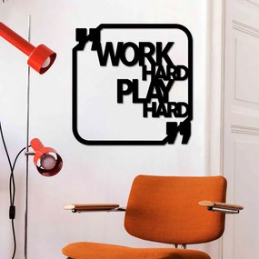 Work fém fali dekoráció, 50×50 cm – TR891TNL3374