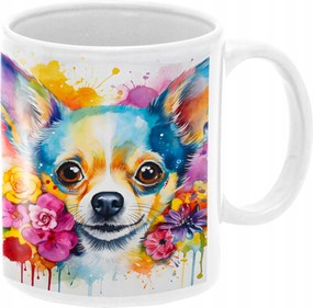 Chihuahua Gyönyörű Kutyás Bögre Kutya Születésnapi Ajándék 330 ml Csomagolás