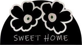 Fekete fürdőszobai kilépő 60x100 cm Miedo – Foutastic