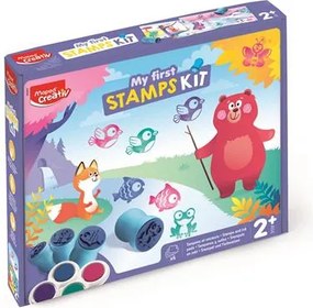 Nyomdázó készlet, állatok, MAPED CREATIV Early Age My First Stamps Kit (IMAC906907)