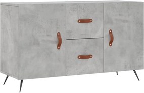 vidaXL betonszürke szerelt fa tálalószekrény 100 x 36 x 60 cm