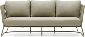 Khaki acél kerti kanapé Saconca – Kave Home