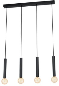 Eglo 98057 - Csillár zsinóron CORTENOVA 4xE27/60W/230V