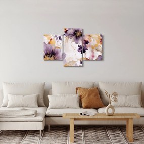 Kép - Akvarell virágok (90x60 cm)