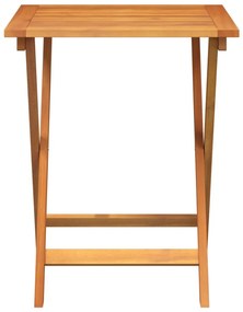 Összecsukható Kert Asztal Négyzet 60x60x72 cm Tömör Fa Akác