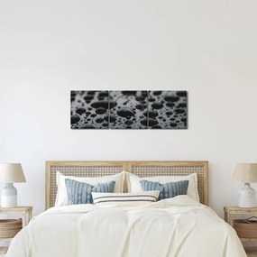 A vízcseppek képe (órával) (90x30 cm)