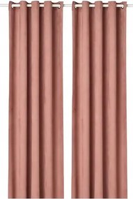 Ikea Birtna Fényzáró függöny, világos rózsaszín, 145x300 cm